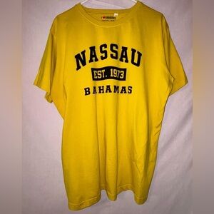 Yellow Bahamas Graphic Tee